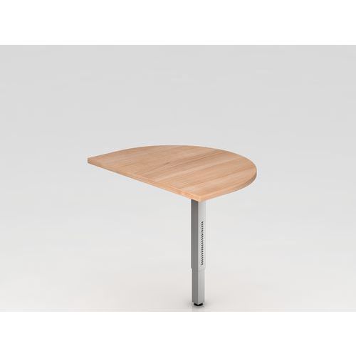Aanbouwtafel halfrond 60x80cm R serie - 60x80 cm - Hammerbacher