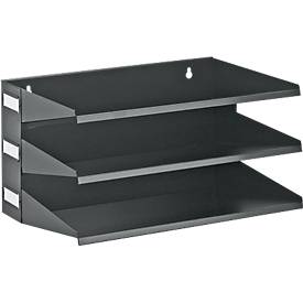 DURABLE Sortierstation Business, 3 Fächer, schwarz