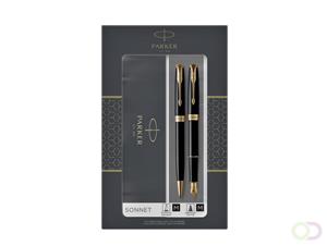 Parker Balpen en vulpen  Sonnet Lacquer Black GT