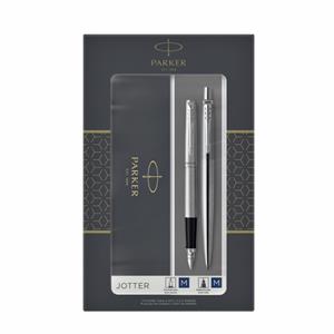 Parker Balpen en vulpen  Jotter Steel CT