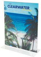 6 x Deflecto Tischaufsteller Classic Image gerade A3 hoch transparent