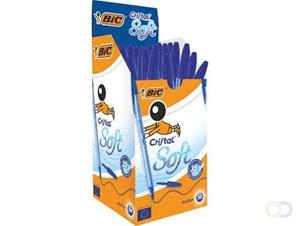 BiC Balpen Cristal Soft 1.2 mm. blauw (doos 50 stuks)