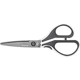 Wedo rvs-schaar Titan Cut, anti-kleef-coating, ergonomische handgrepen, 17,5 cm