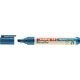 Edding 32 EcoLine flipchart markers, navulbaar, verschillende maten, EcoLine flipchart markers kleuren