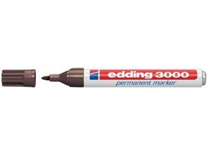 Edding permanent marker 3000 donkerbruin