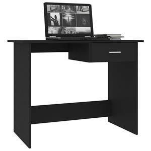 vidaxl Bureau 100x50x76 cm bewerkt hout wit