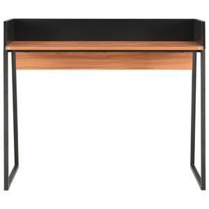 VidaXL Bureau 90x60x88 cm zwart en bruin