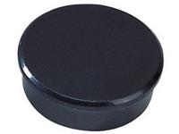 Magnet (Ø x H) 38mm x 7mm Facettrand, rund Schwarz 95538-20982