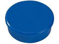 Magnet (Ø x H) 38mm x 7mm Facettrand, rund Blau 95538-21463