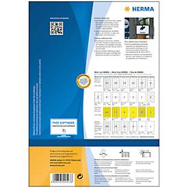 Herma 9543 Etiketten (A4) 210 x 297 mm Polyethyleen folie Wit 40 stuk(s) Extra sterk hechtend Folie-etiketten