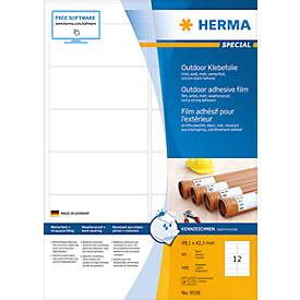 HERMA Outdoor Folien-Etiketten SPECIAL, 99,1 x 42,3 mm, weiß