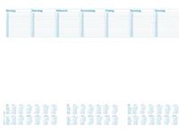 rnkverlag RNK Verlag 46617 Bureau onderlegger Jaarplanner Wit (b x h) 600 mm x 420 mm