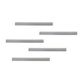 durable Magneetstrip DURAFIX RAIL (b x h) 210 mm x 17 mm zelfklevend Zilver 5 stuks/pack 1 pack 470623