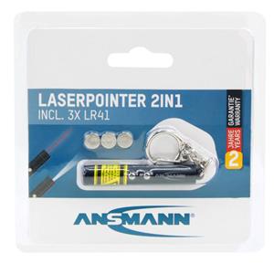 ANSMANN Laserpointer , 2in1, , schwarz