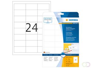 Herma 4227 Etiketten (A4) 64.6 x 33.8 mm Papier, mat Wit 600 stuk(s) Permanent Correctie-etiketten