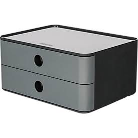 han Ladebox SMART-BOX ALLISON 1120-19 Grijs, Zwart, Wit Aantal lades: 2