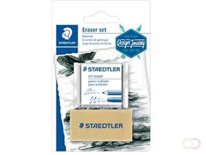 Staedtler set met 2 gommen, op blister