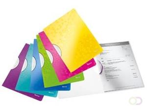 Leitz WOW klemmap Colorclip, ft A4, geassorteerde kleuren