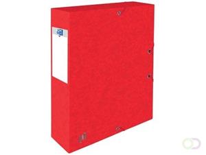 Elba elastobox Oxford Top File+ rug van 6 cm, rood