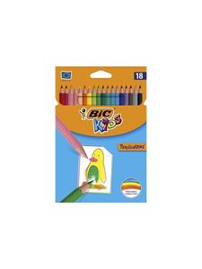 Bic Kids kleurpotlood Tropicolors, etui van 18 stuks