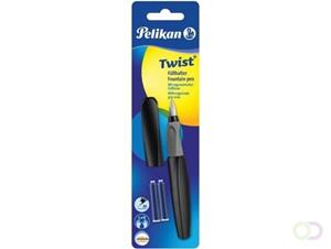 Pelikan Twist Füllhalter Black, schwarz/grau