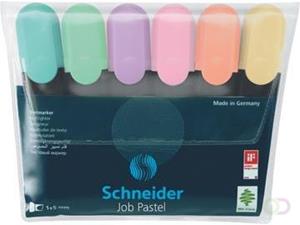 schneider Textmarker Textmarker Job pastell Etui 4 StÃ¼ck