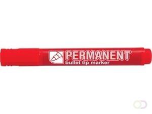 Crown permanent marker, ronde punt, schrijfbreedte 1 - 3 mm, rood