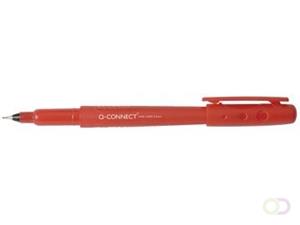 Q-Connect fineliner, 0,4 mm, rood