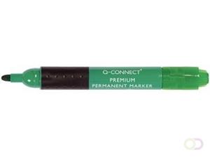 Q-Connect premium permanent marker, ronde punt, groen