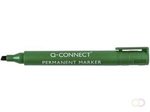 Q-Connect permanent marker, schuine punt, groen