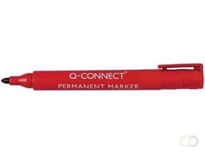 Q-Connect permanente marker, ronde punt, rood