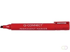 Q-Connect permanente marker, schuine punt, rood