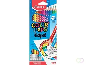 Maped Dreikant-Buntstift COLOR, PEPS, radierbar, 12er Etui