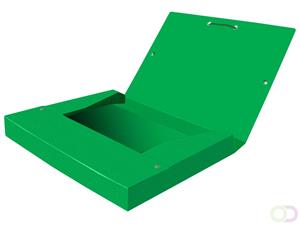 Elba elastobox Oxford Eurofolio rug van 4 cm, groen