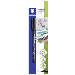 staedtler Permanent marker Lumocolor Zwart Watervast: Ja 313-9 BK-1