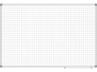 Maul Whiteboard MAULstandard (b x h) 900 mm x 600 mm Grijs kunststofgecoat Incl. opbergbakje, Horizontaal- of verticaalformaat