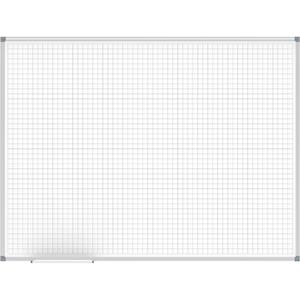 Maul Whiteboard MAULstandard (b x h) 1200 mm x 900 mm Grijs kunststofgecoat Incl. opbergbakje, Horizontaal- of verticaalformaat