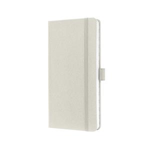 Sigel notitieboek  Jolie Sense 95x180mm hardcover gelinieerd wit