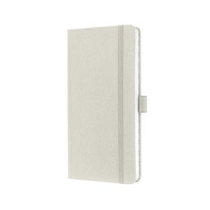 Sigel notitieboek  Jolie Sense 95x180mm hardcover gelinieerd wit