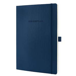 Sigel notitieboek  Conceptum Pure softcover A4 blauw geruit