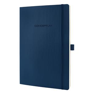 Sigel Notizbuch CONCEPTUM DIN A4 liniert blau Softwave 97 Bl.
