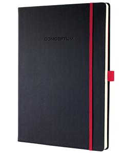 Sigel notitieboek  Conceptum RED Edition hardcover A4 zwart geruit