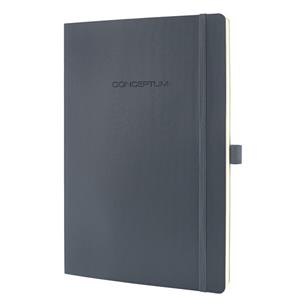Sigel CO319 Notizbuch 187x270mm liniert d.grau