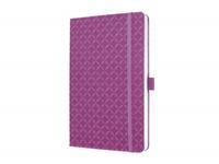 2 x Sigel Notizbuch Jolie Flair ca. A5 liniert Hardcover pink purple