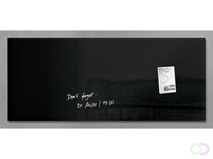 Glasmagneetbord Sigel Artverum 1300X550X15Mm Zwart