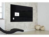 Sigel glasmagneetbord XL  Artverum 1200x900x18mm zwart