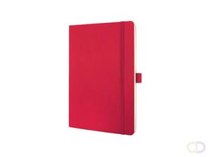 Sigel Notizbuch Conceptum Softcover rot 135x210x14mm kariert