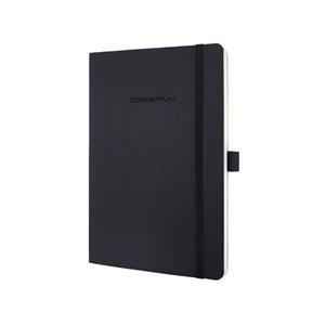 Sigel CO320 Softcover Notizbuch 135x210mm kariert schwarz