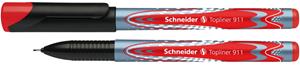 Schneider fineliner  Topliner 911 navulbaar rood