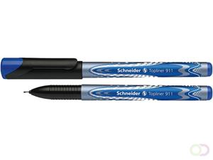 Schneider fineliner  Topliner 911 navulbaar blauw